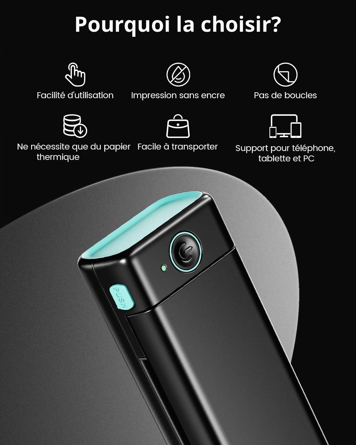 Imprimante Portable sans Encre