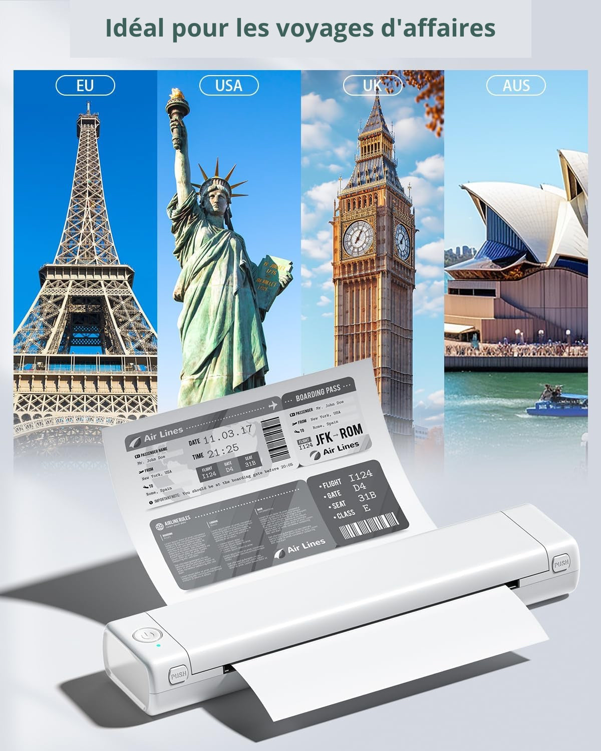 Imprimante Portable sans Encre