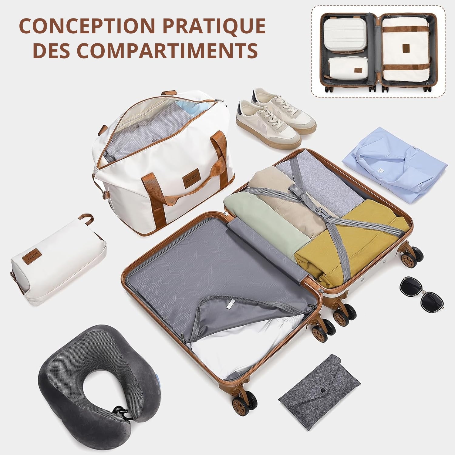 Ensemble de Valises de Voyage
