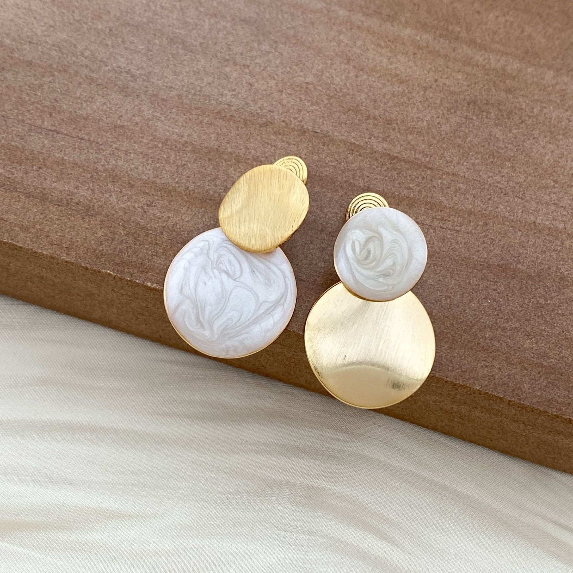 Niche Design Color-blocking Earrings For Women