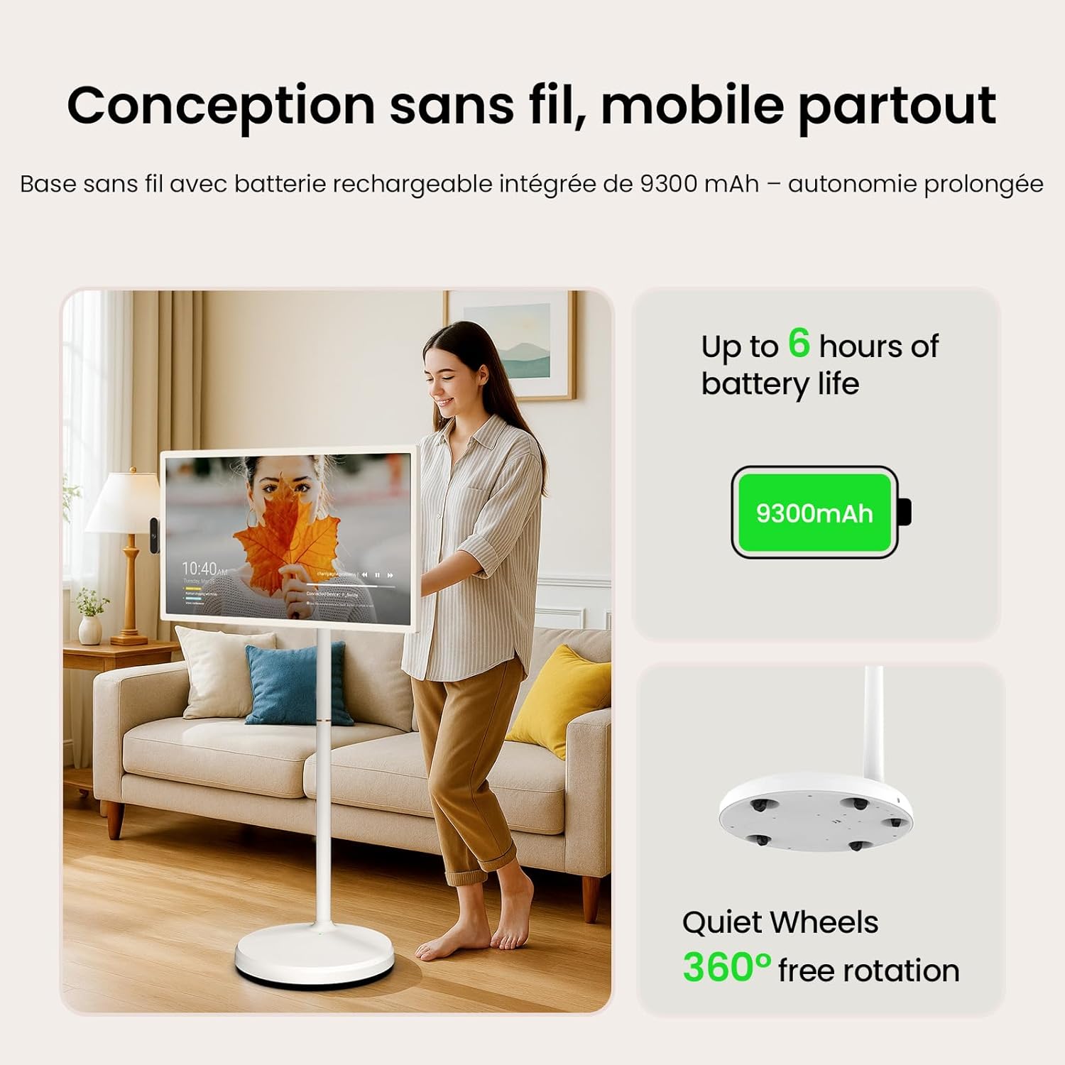 Moniteur Portable avec écran Intelligent