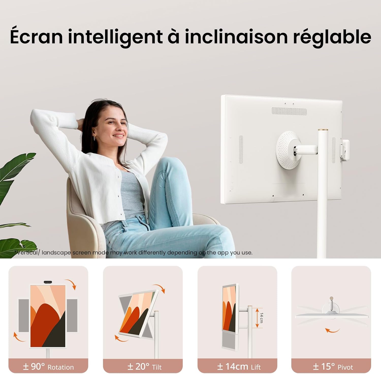 Moniteur Portable avec écran Intelligent