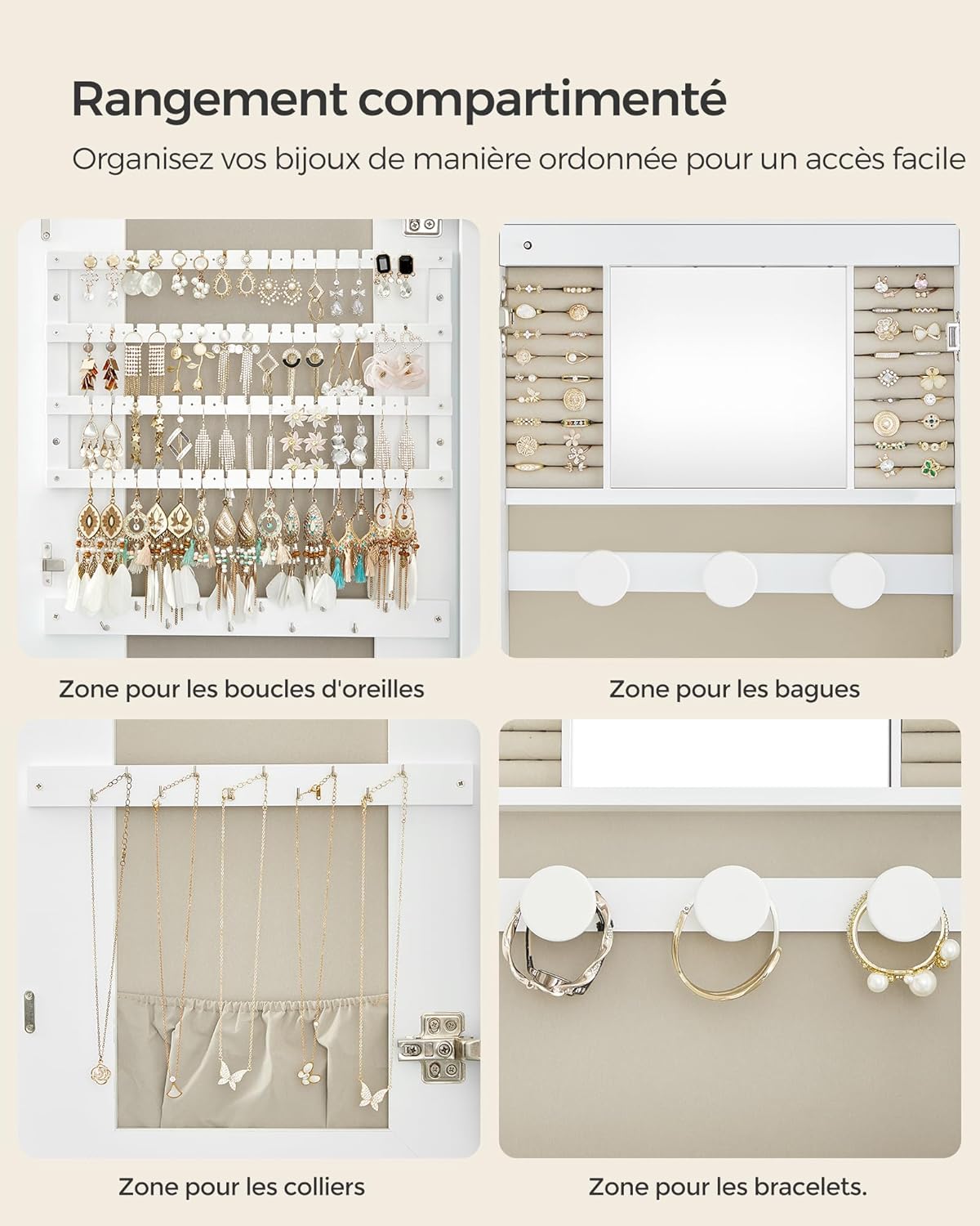 Armoire à Bijoux Mural