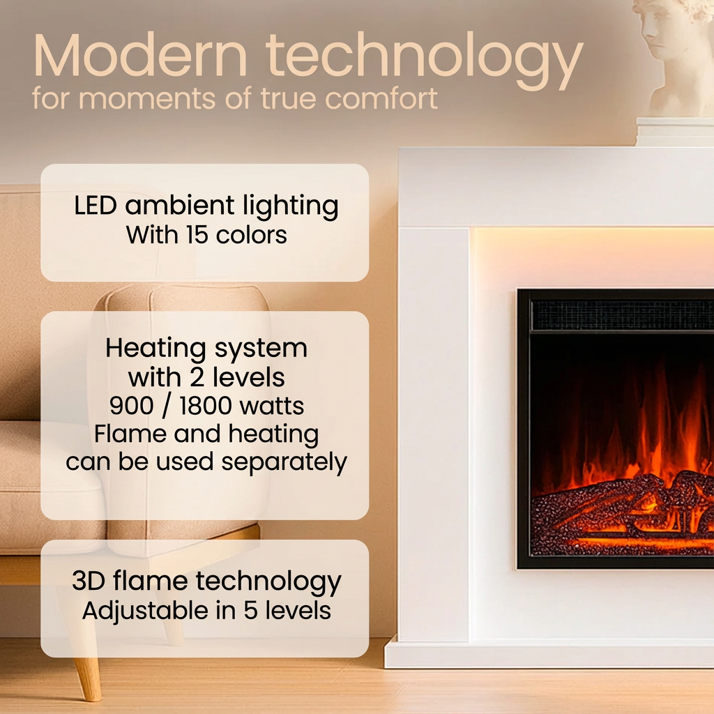 GlowMantel™ Electric Fireplace
