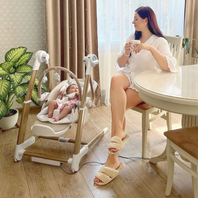 Smart 3-in-1 Baby Rocker & Swing